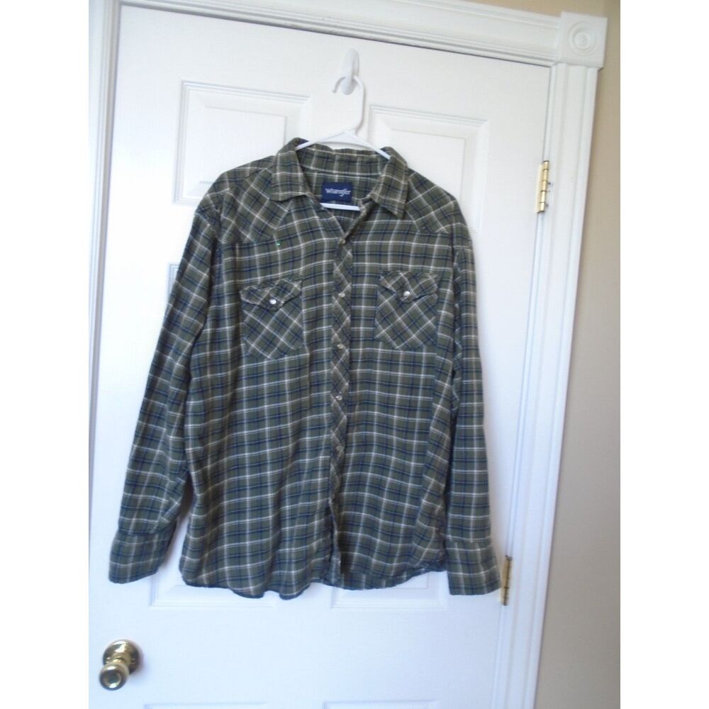 vintage Wrangler western flannel shirt size L/XL/XXL